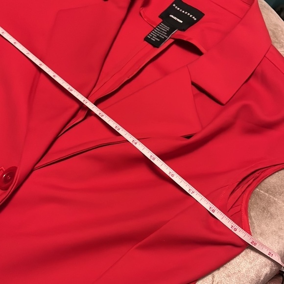 Doncaster collection red sleeveless nylon dress - Picture 7 of 11